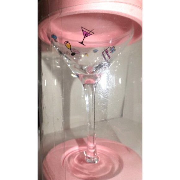 Minx Collector's Happy Birthday Martini Glass 6 oz. - Picture 2 of 6